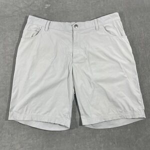 Adidas Adicross Mens 36 Gray‎ Flat Front Performance Golf Shorts